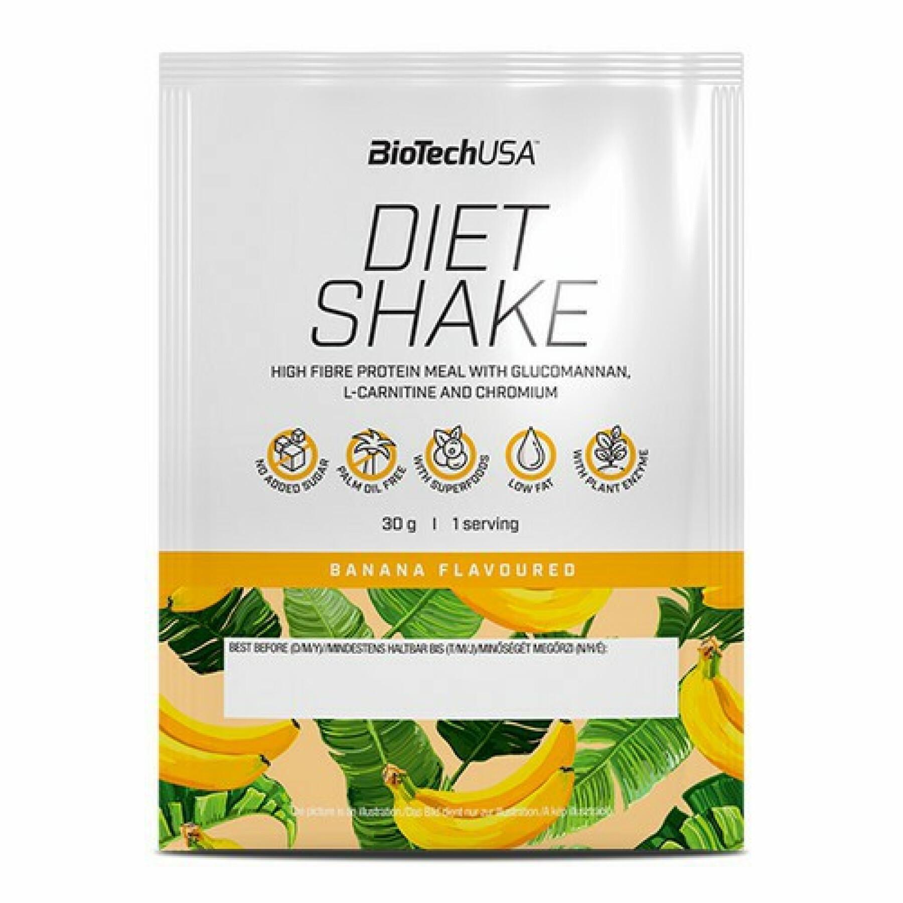 50er Pack Proteinbeutel Biotech USA diet shake - Cookies & Cream - 30g