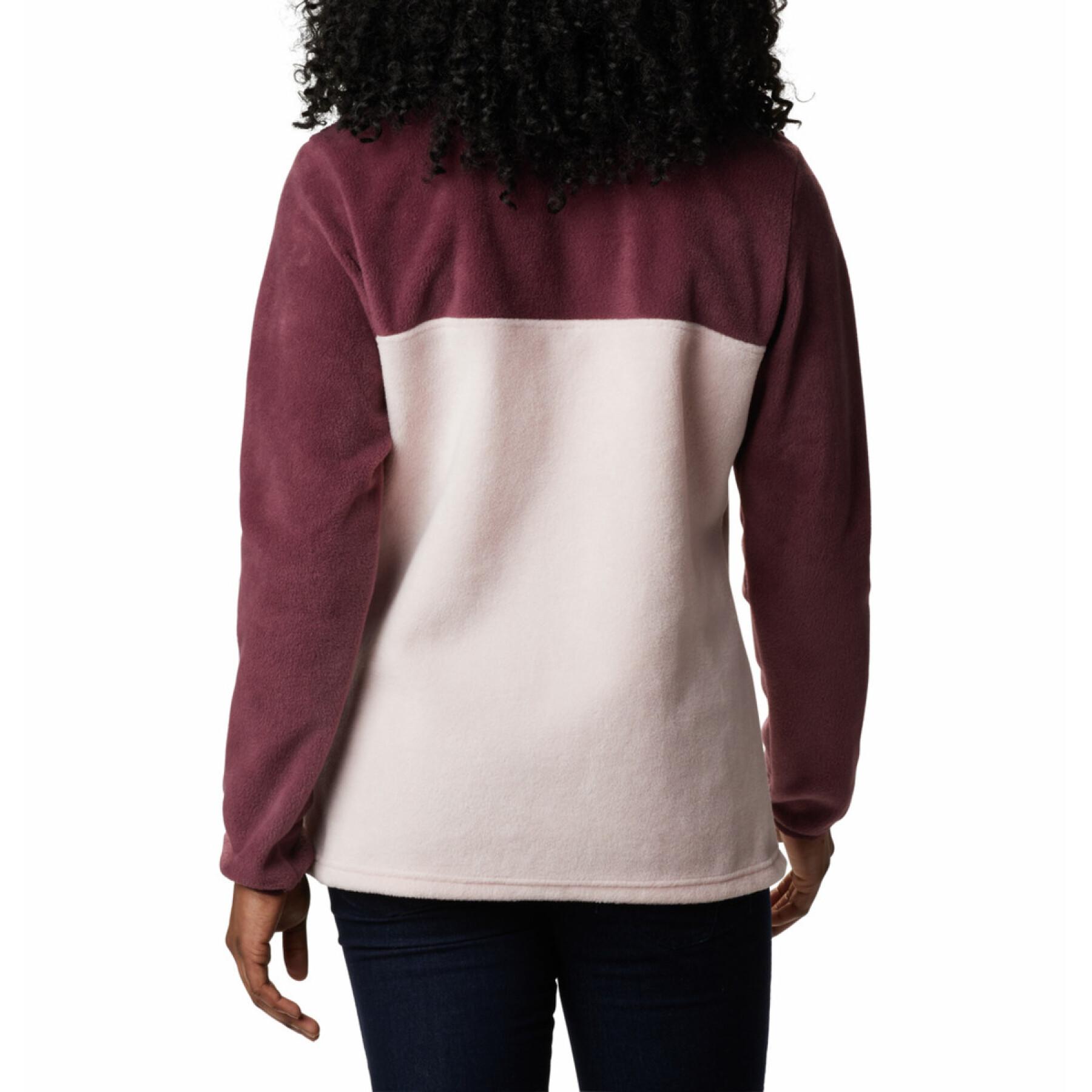 Damen Sweatshirt mit 1/2 Druckknopf Columbia Benton Springs