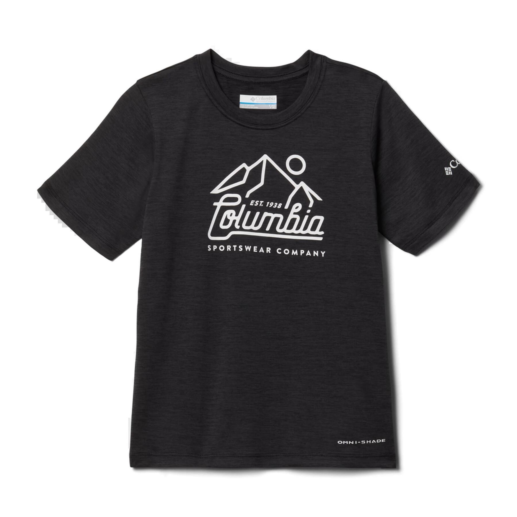 Jungen-T-Shirt mit kurzen Ärmeln Columbia Mount Echo™ Graphic