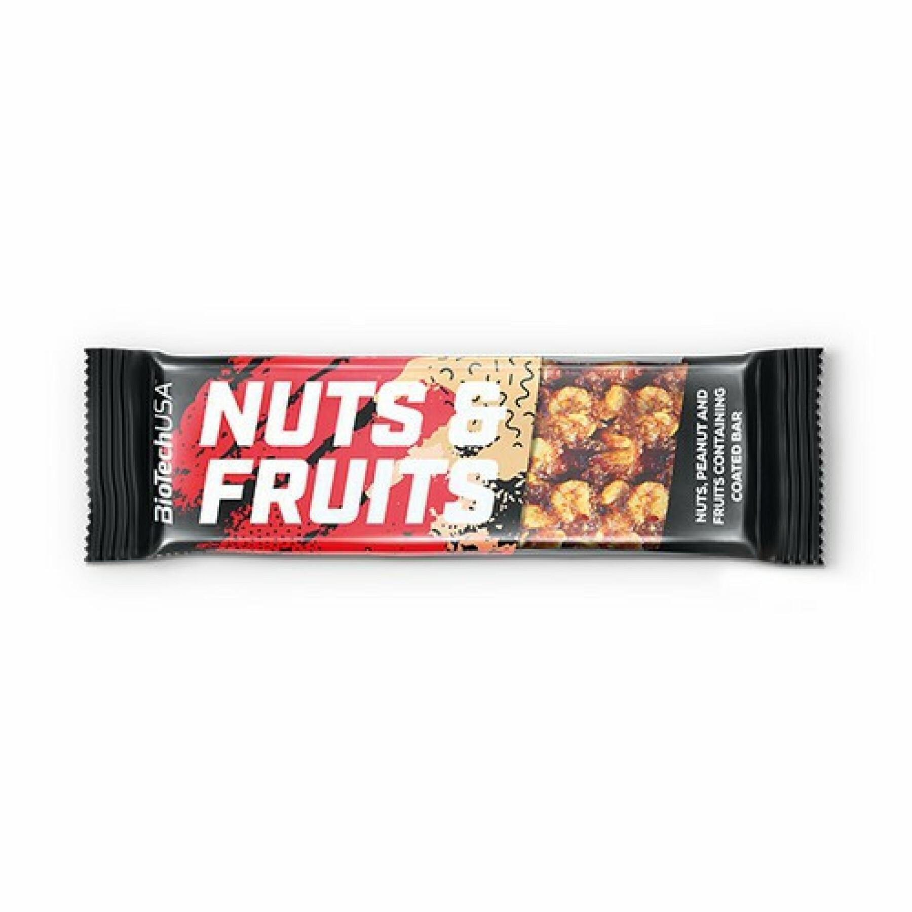 28er Pack Kartons mit Nuss- und Fruchtsnacks Biotech USA - Noix-arachide-fruits