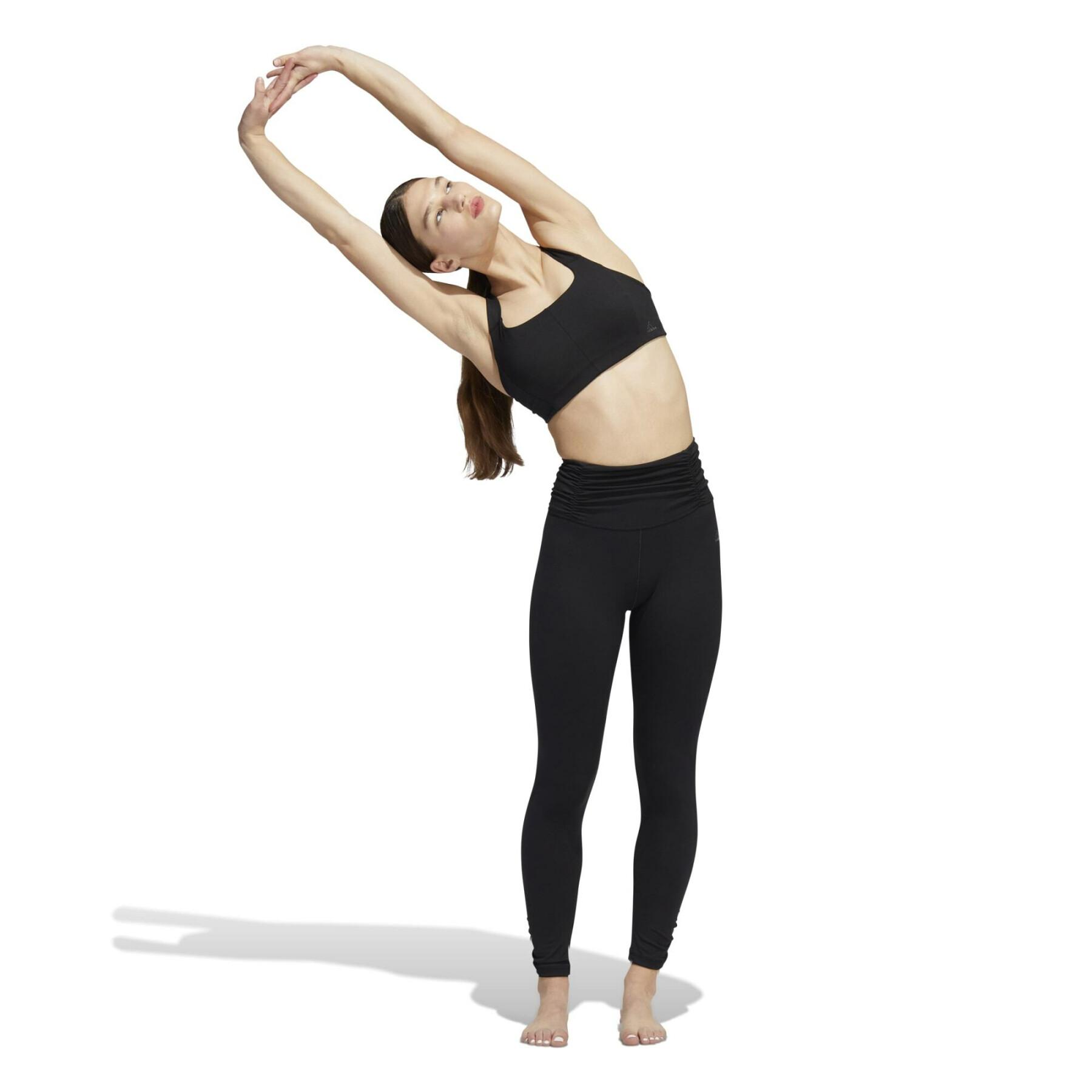 Leggings für Frauen adidas 70 Yoga Studio Gathered