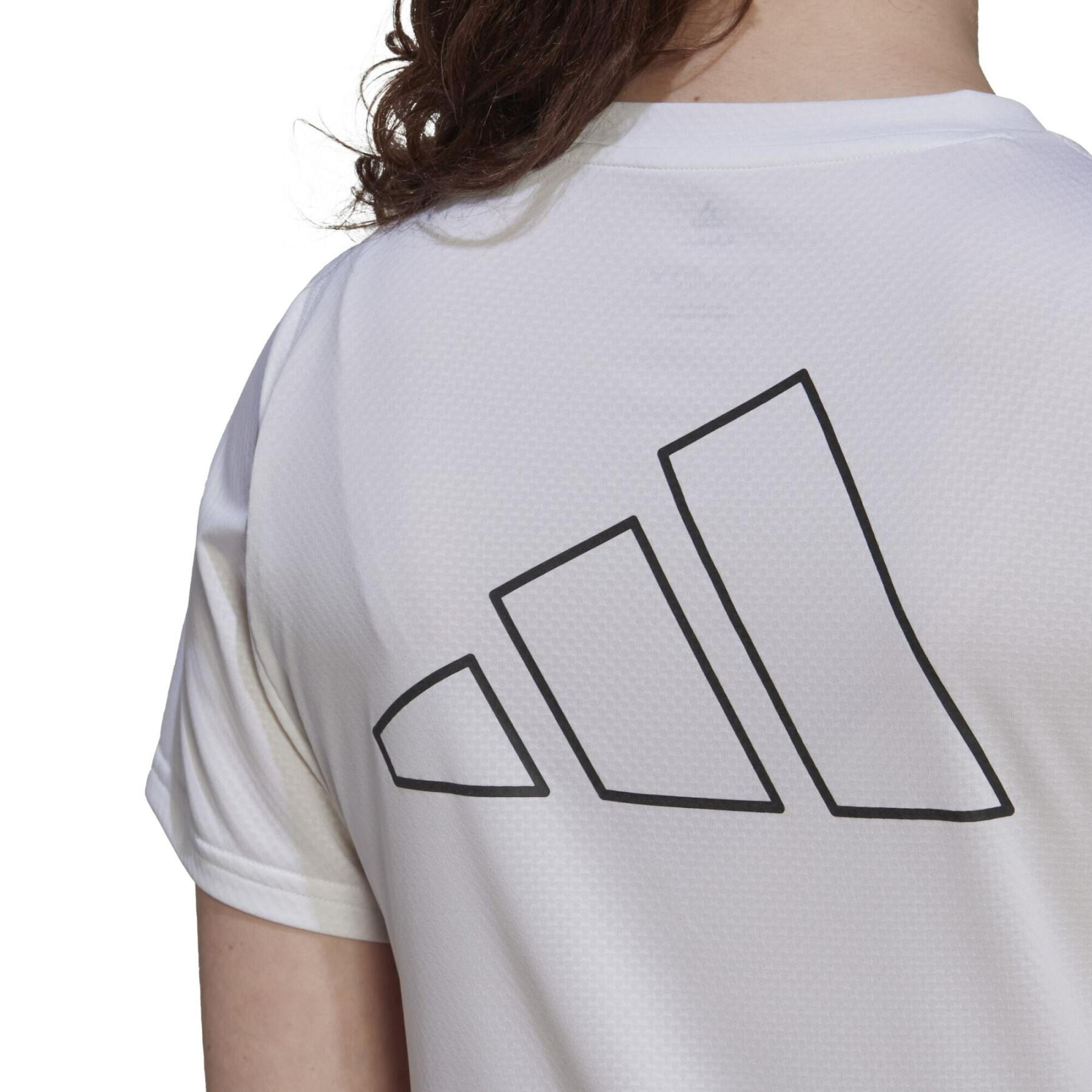 Damen-Laufshirt adidas Run icons