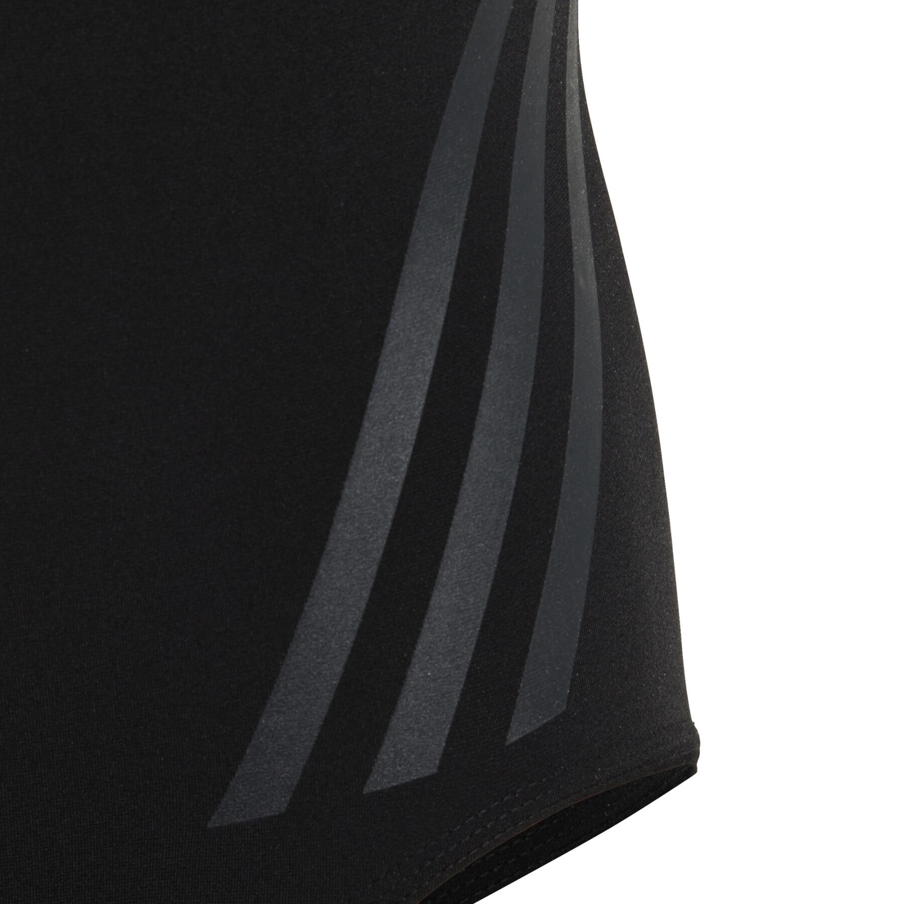 Kinderbadeanzug oben adidas Pro V 3-Stripes