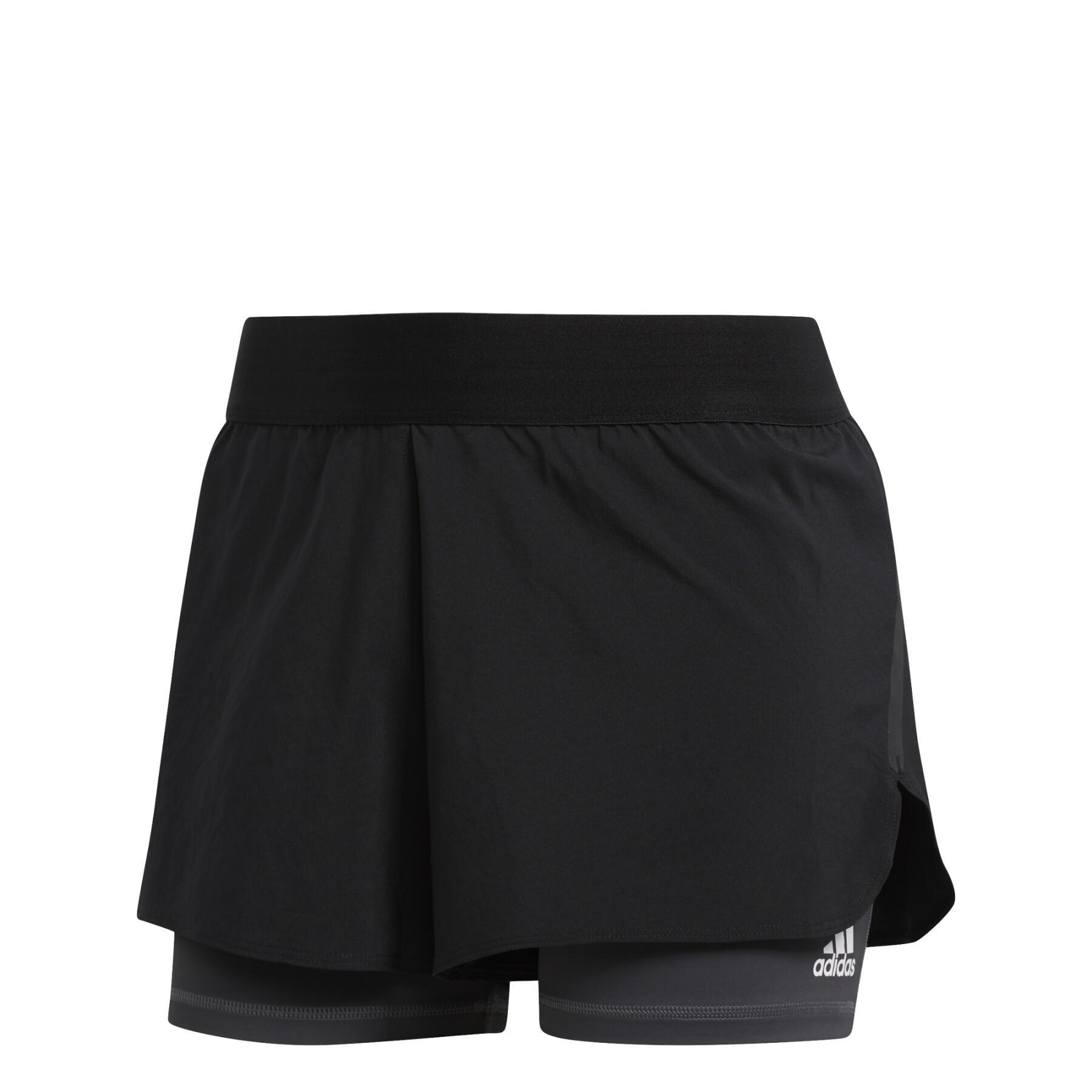 Damen-Shorts adidas Alphaskin Two-in-One