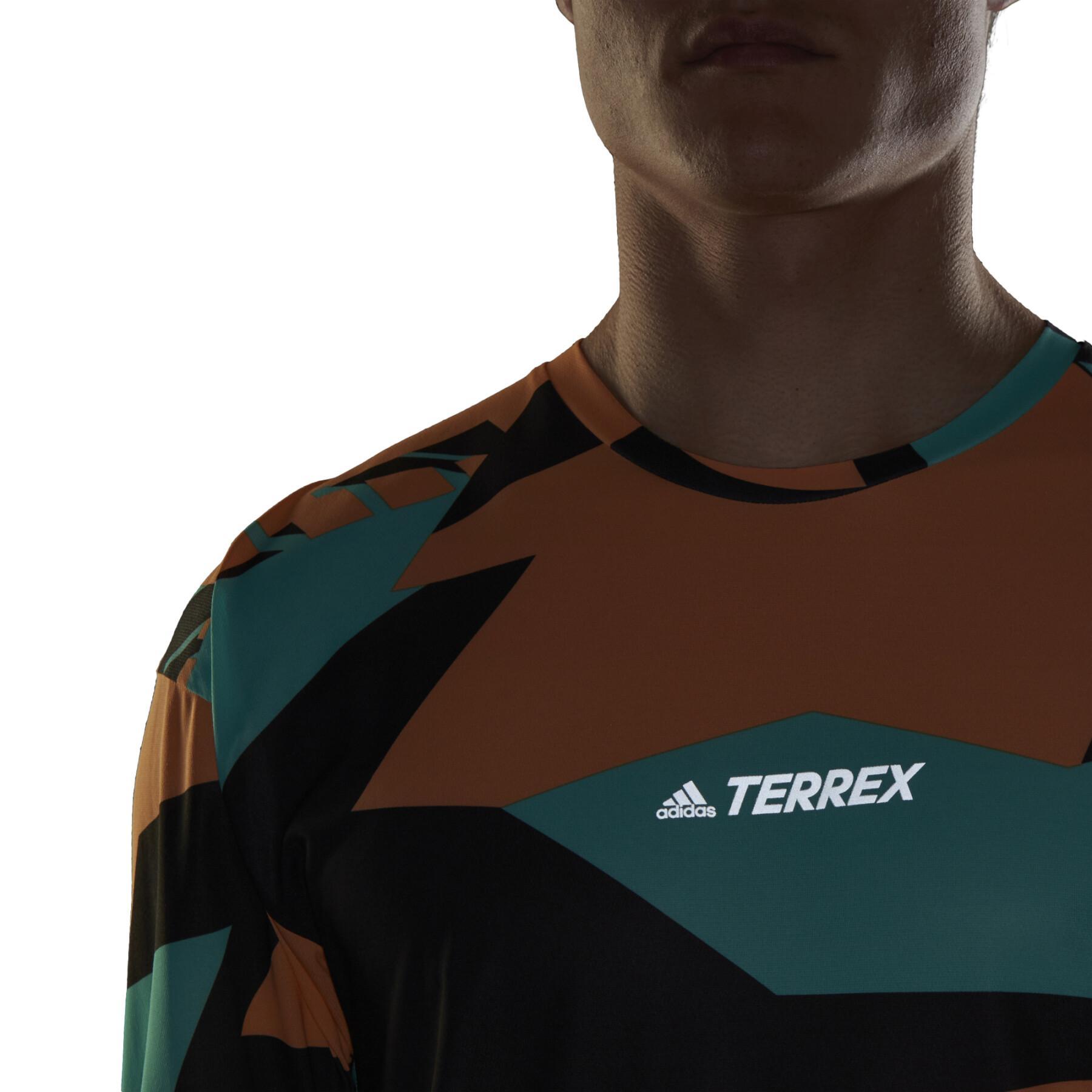 T-Shirt mit langen Ärmeln adidas Terrex Primeblue Trail Graphic