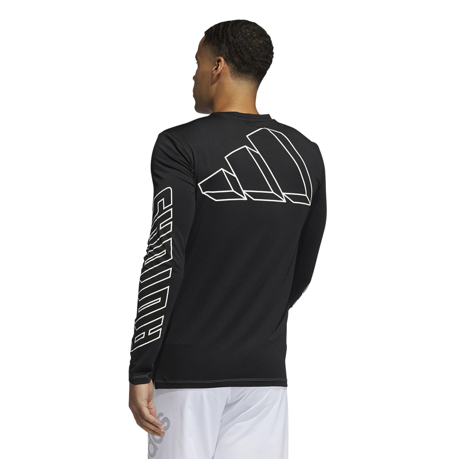 Langarm-T-Shirt adidas FB Hype