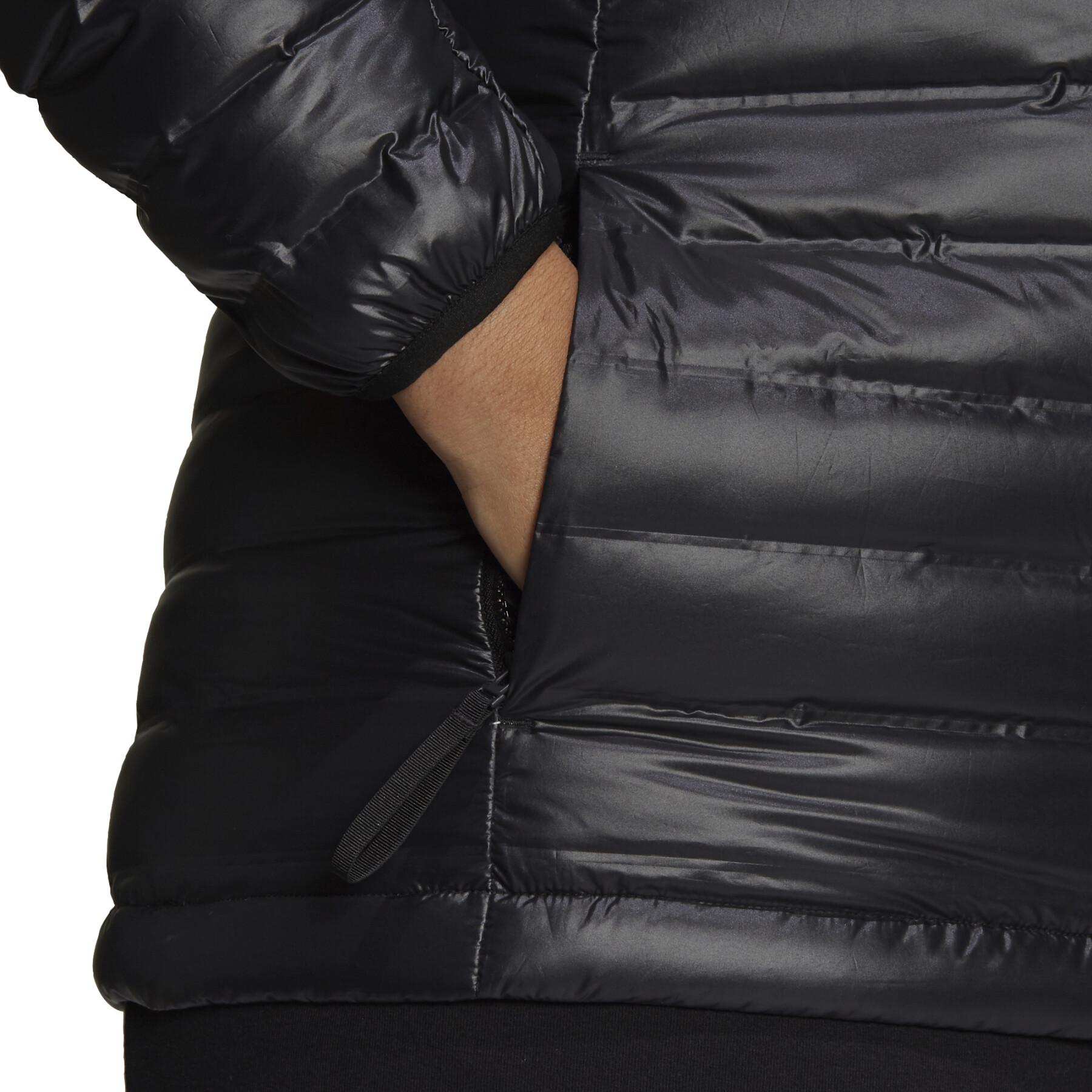 Damen-Daunenjacke adidas Varilite Down Hooded Insulation (Plus Size)