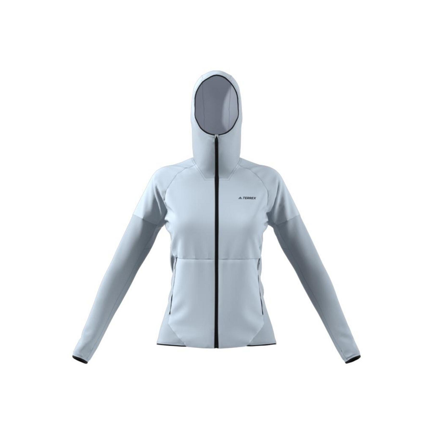 Damen-Windbreaker-Jacke adidas Terrex Skyclimb Fleece