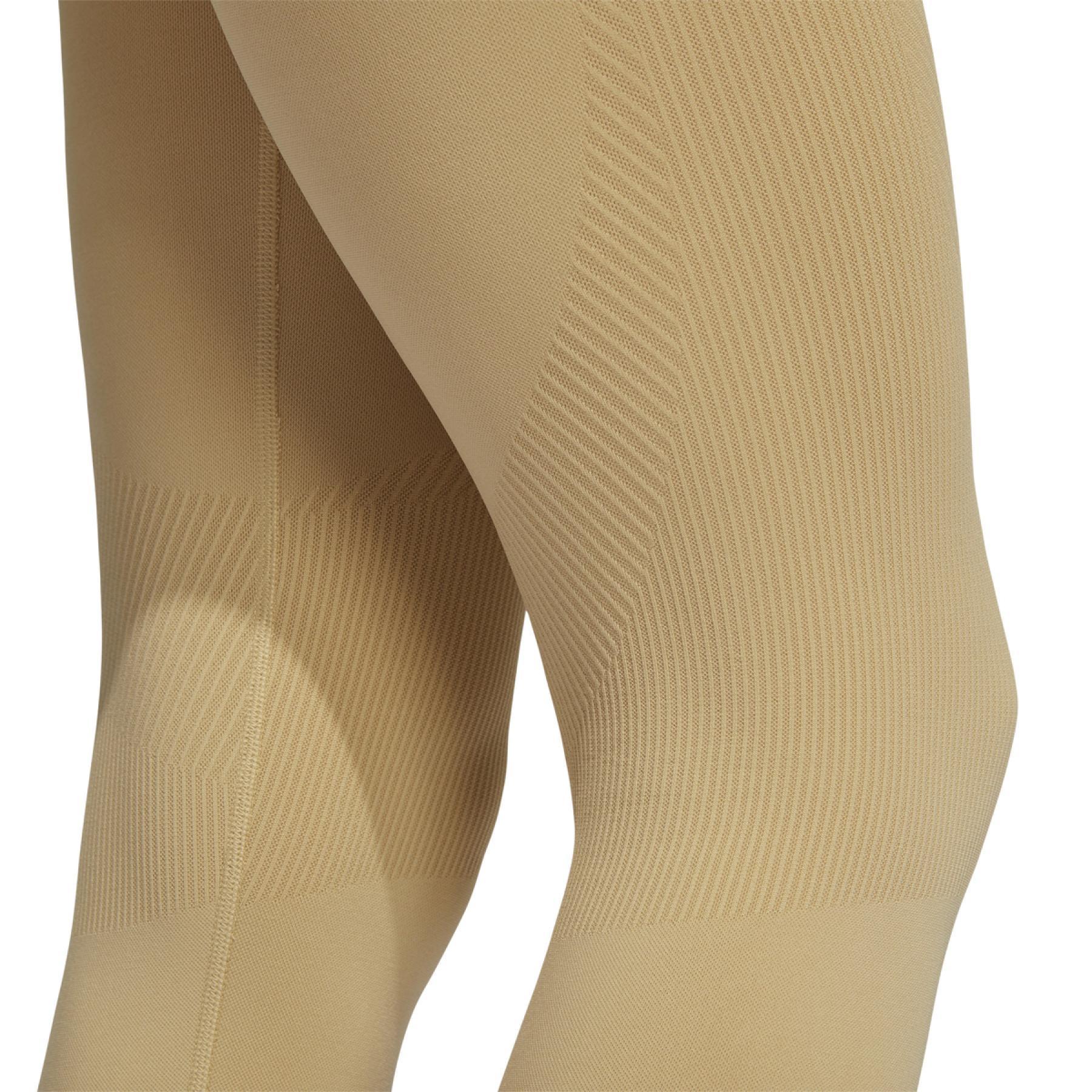 Damen-Leggings mit hoher Taille adidas Training Branded Aeroknit 7/8