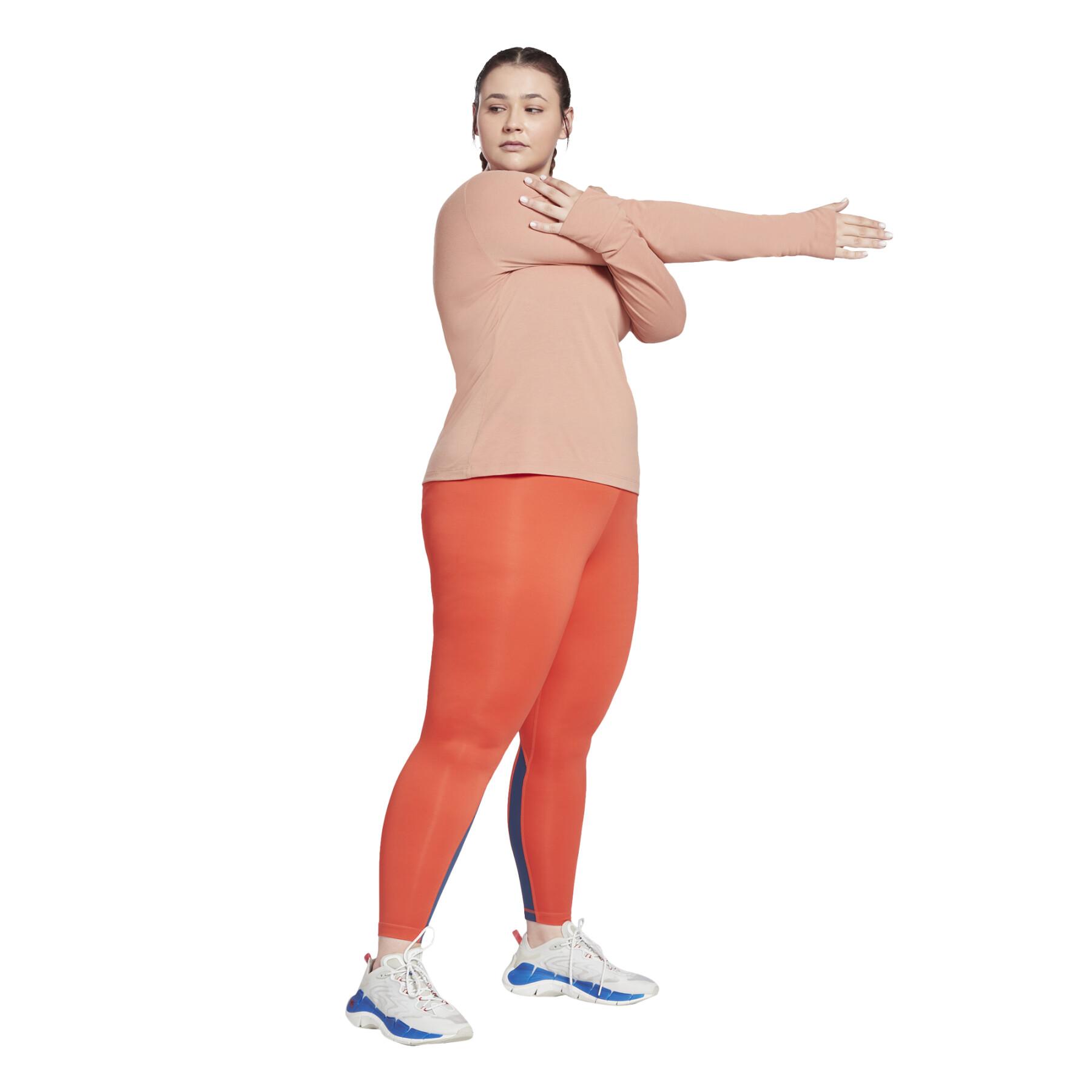 T-Shirt in großen Größen mit langen Ärmeln Frau Reebok Workout Ready Supremium