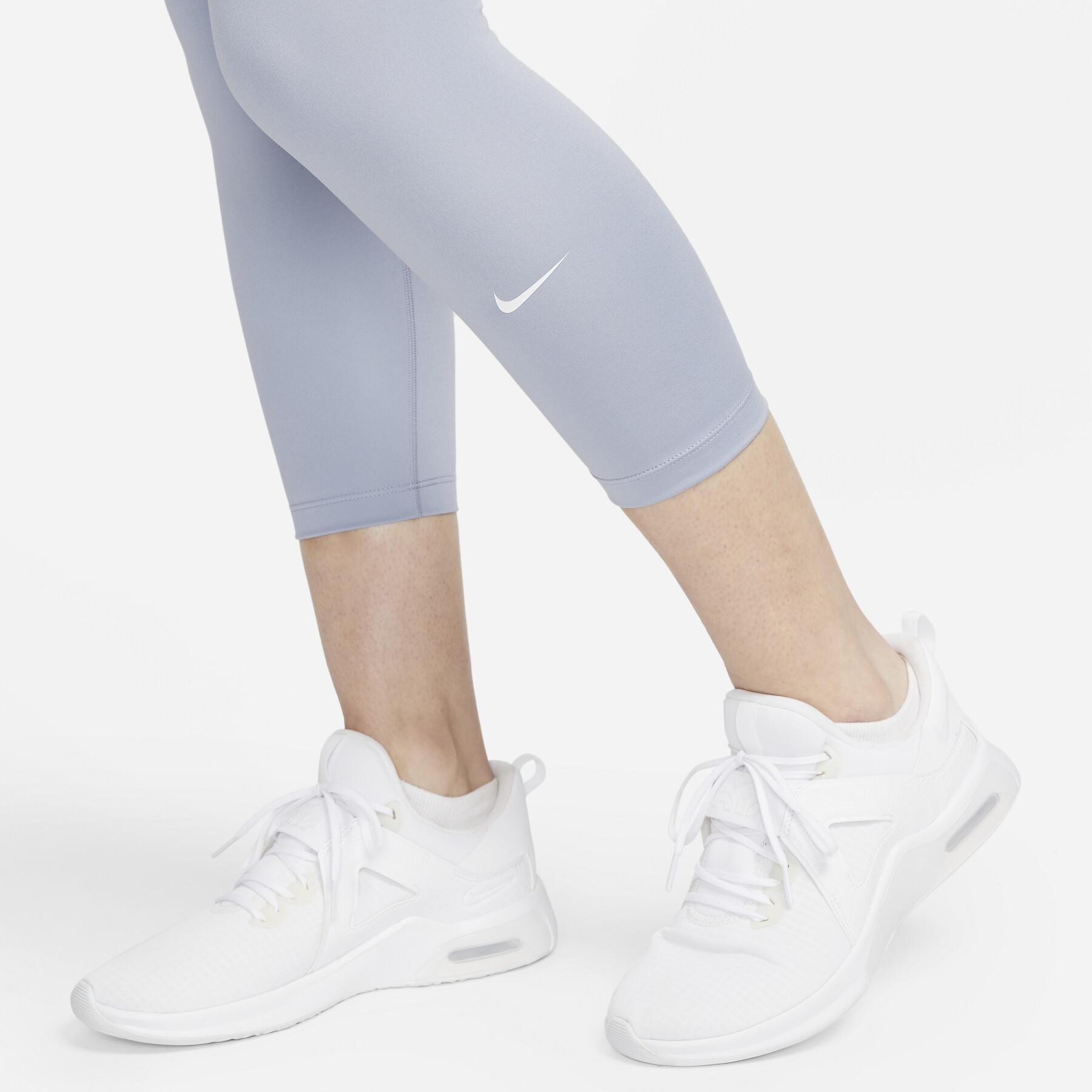Legging court hohe Taille Frau Nike One Dri-FIT