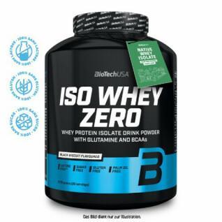 Topf mit Proteinen Biotech USA iso whey zero lactose free -Black Biscuit - 2,27kg