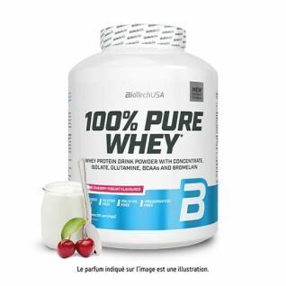 Protein-Topf 100 % reine Molke Biotech USA - Cerise yaourt - 2,27kg