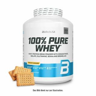 Protein-Topf 100 % reine Molke Biotech USA - Biscuit - 2,27kg