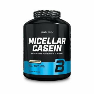 Mizellares Casein-Protein-Töpfchen Biotech USA - Vanille - 2,27kg