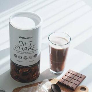 Set mit 6 Gläsern Protein Biotech USA diet shake - Chocolate - 720g