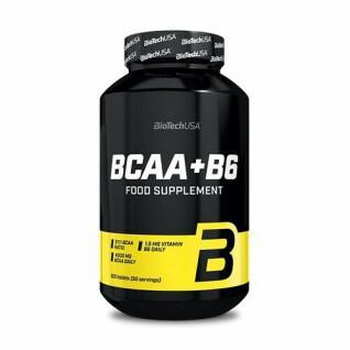 Töpfe mit Aminosäuren Biotech USA bcaa+b6 - 200 comp