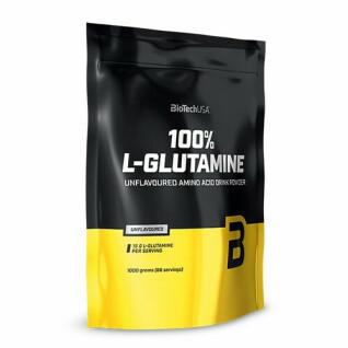 10er Pack Aminosäurebeutel Biotech USA 100% l-glutamine - 1kg