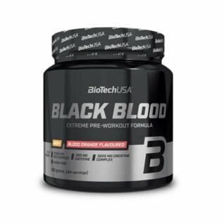 10er Pack Gläser Booster Biotech USA black blood nox + - Orange sanguine - 330g
