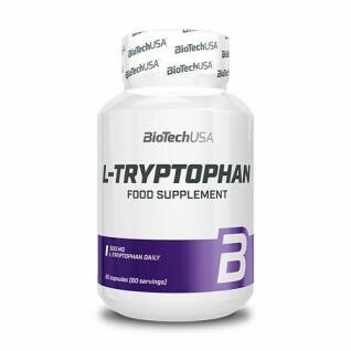 Set mit 12 Vitamingläsern Biotech USA l-tryptophan - 60 Gélul