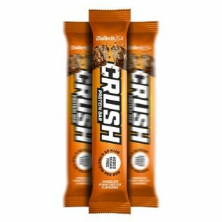 Kartons mit Snacks Biotech USA crush bar - Chocolat-beurre de noise (x12)