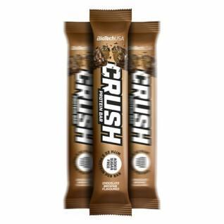 12er Pack Kartons mit Snacks Biotech USA crush bar - Schokolade-brownie