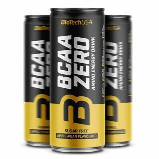 24er Pack Dosen Energydrinks Biotech USA BCAA ZERO Energy Drink - Pomme-poire