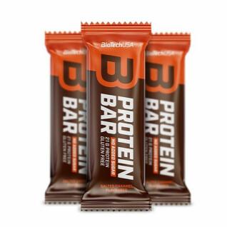 16er Pack Kartons von Snacks Proteinriegel Biotech USA - Caramel salé