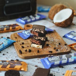 20er Pack Kartons mit Snacks proteinhaltiger Dessertriegel Biotech USA - Schokolade