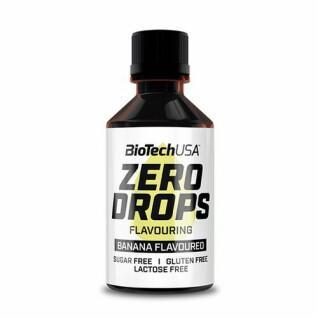10er Pack Snacktuben Biotech USA zero drops - Banane - 50ml