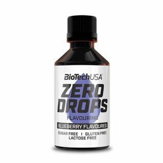 10er Pack Snacktuben Biotech USA zero drops - Blaubeere - 50ml