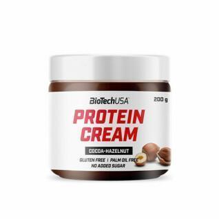 Gläser mit proteinhaltigen Cremesnacks Biotech USA - Cacao-noisette - 200g (x15)