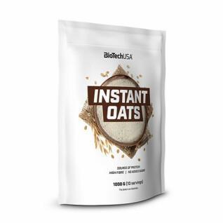 Instant Hafer Snacks Bags Biotech USA - Neutre - 1kg (x10)
