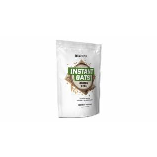10er Pack Beutel mit glutenfreien Instant-Hafer-Snacks Biotech USA - Natur - 1kg