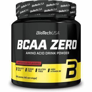 10er Pack Gläser mit Aminosäuren Biotech USA bcaa zero - Pasteque - 360g