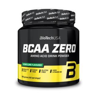10er Pack Gläser mit Aminosäuren Biotech USA bcaa zero - Kiwi-lime - 360g