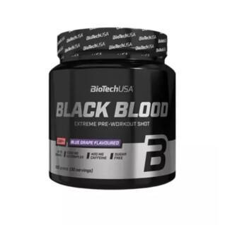 10er Pack Gläser Booster Biotech USA black blood caf + - Myrtille - 300g