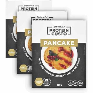 17er Pack Protein-Snack-Beutel Biotech USA-gusto pancake - Vanille