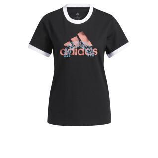 T-Shirt Frau adidas The Brand Graphic Ringer