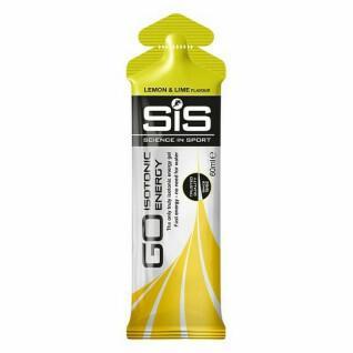 Lot von 30 Energiegel Science in Sport Go Isotonic - Lemon & Lime - 60 ml