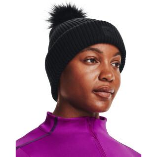 Bommelmütze für Damen Under Armour ColdGear Infrared Halftime