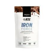 Doypack iron force® protein mit Dosierlöffel STC Nutrition chocolat - 750g