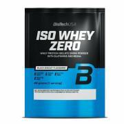 50er Pack Beutel mit laktosefreiem Protein Biotech USA iso whey zero - Black Biscuit - 25g