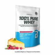 10er Pack Beutel mit 100 % reinem Molkeprotein Biotech USA - Strawberry Cheesecake - 454g