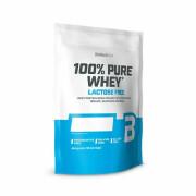 10er Pack Proteinbeutel Biotech USA 100% pure whey Laktosefrei - Erdbeere - 454g