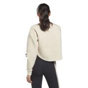 Leichtes Sweatshirt aus Baumwolle mit Reißverschluss für Frauen Reebok DreamBlend