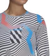 T-Shirt Frau adidas Terrex Primeblue Trail Graphic