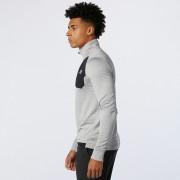 Sweatshirt mit halbem Reißverschluss New Balance heat grid