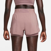 2in1 Shorts mit hohem Bund für Damen Nike One Dri-FIT