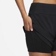 2-in-1-Shorts für Frauen Nike Bliss Dri-Fit MR 3".